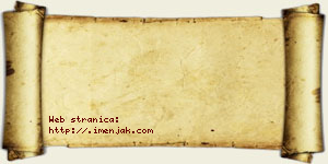 Andjelina Bojanović vizit kartica